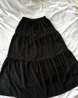 MAXI SKIRT-black