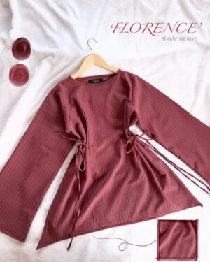 Florence- Pink Fitted Top
