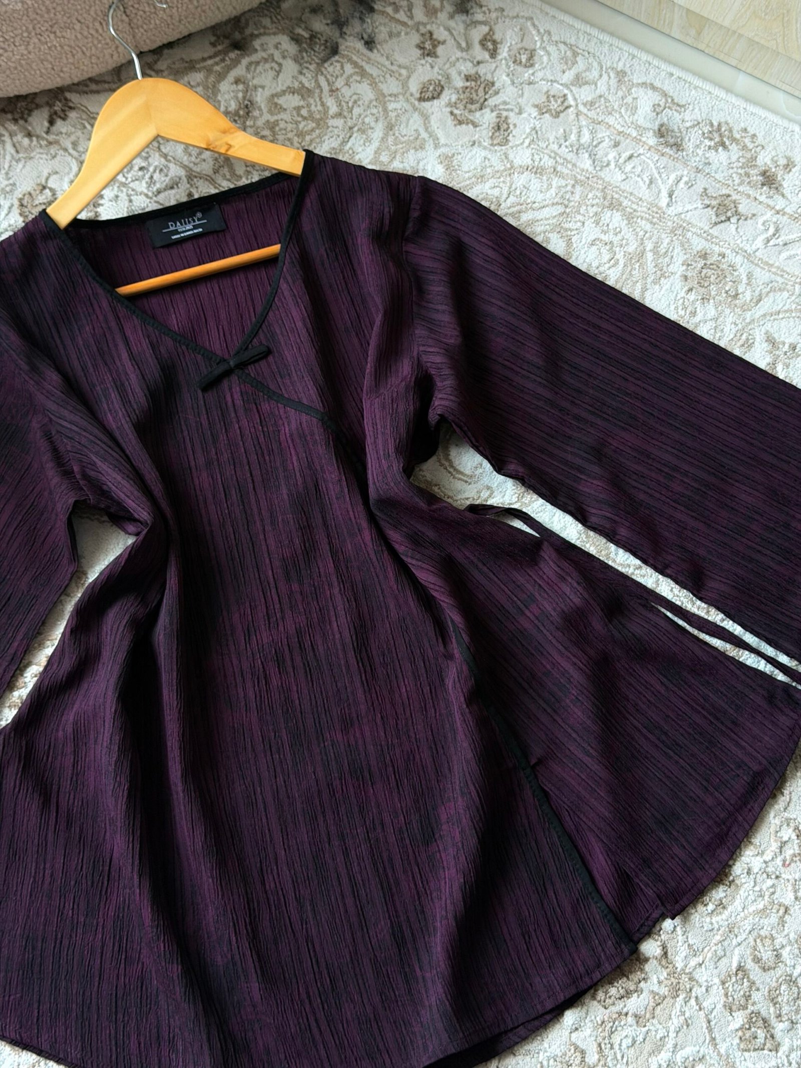 Rosamund- Grape Full Sleeve Top