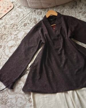 Noir- Brown Semi Traditional Top