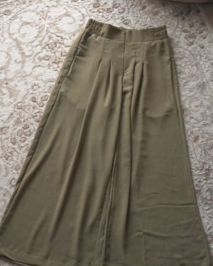 Wide Leg Pant- Green